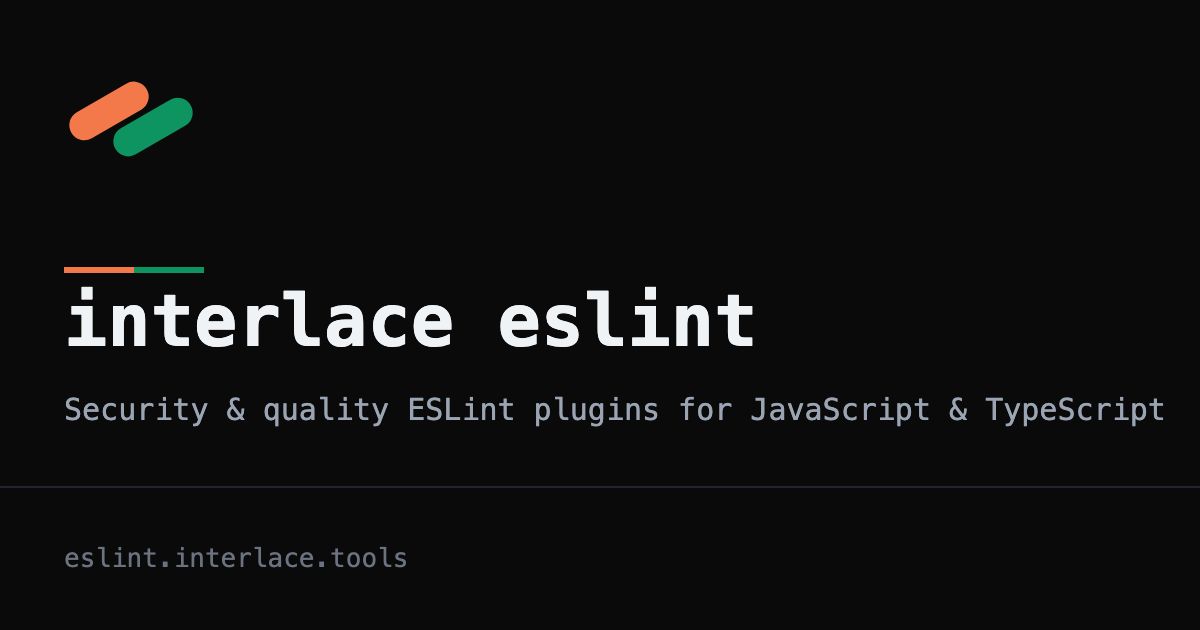 ESLint Interlace cover
